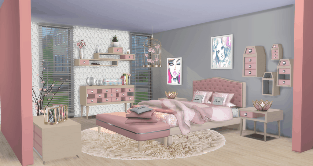 sims 4 cc bedroom pack