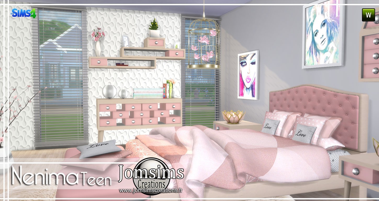 teen bedroom sims 4