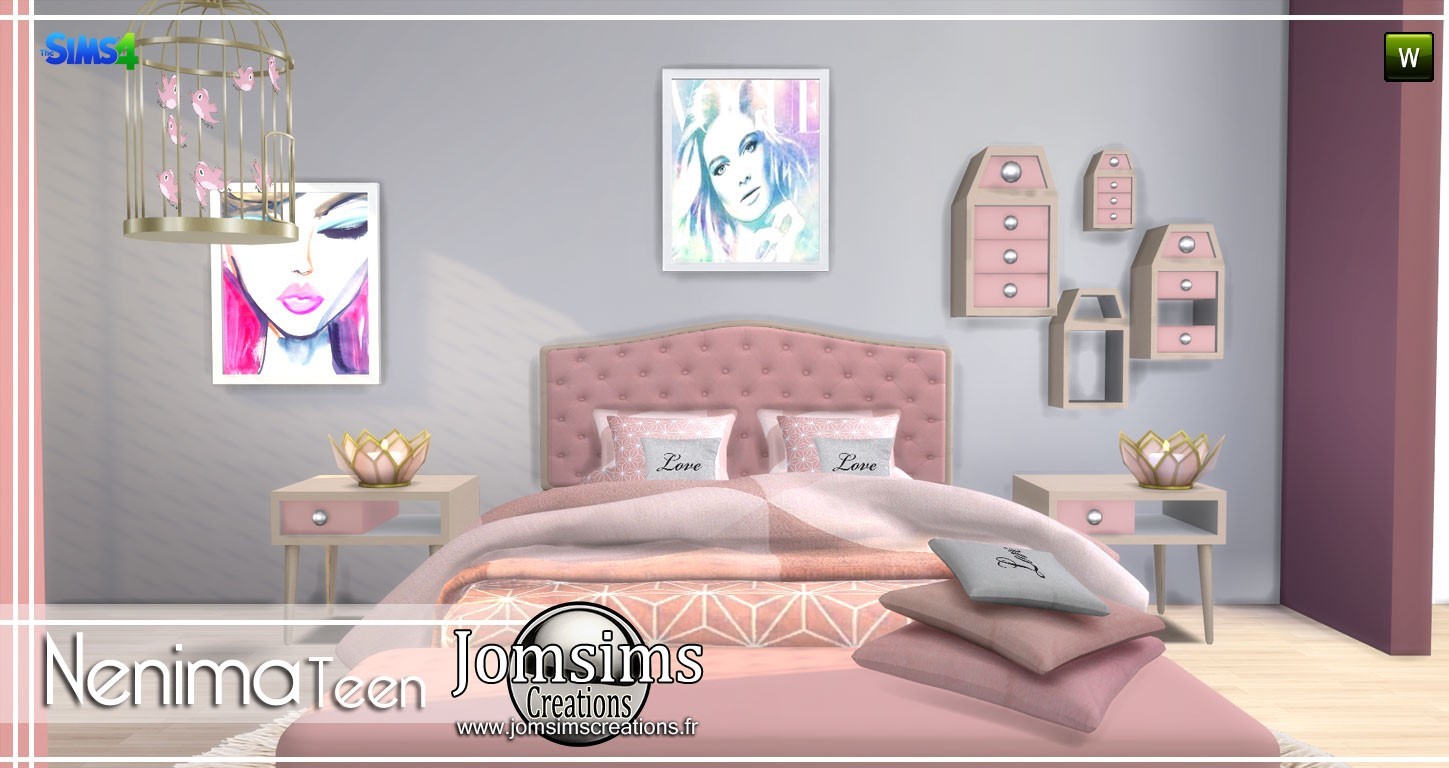 teen bedroom sims 4