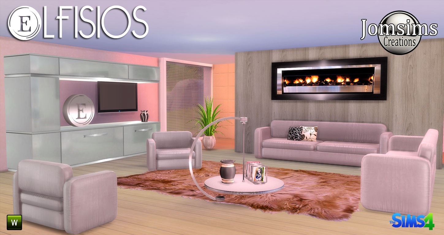 Click room. Nessa livingroom SIMS 4.